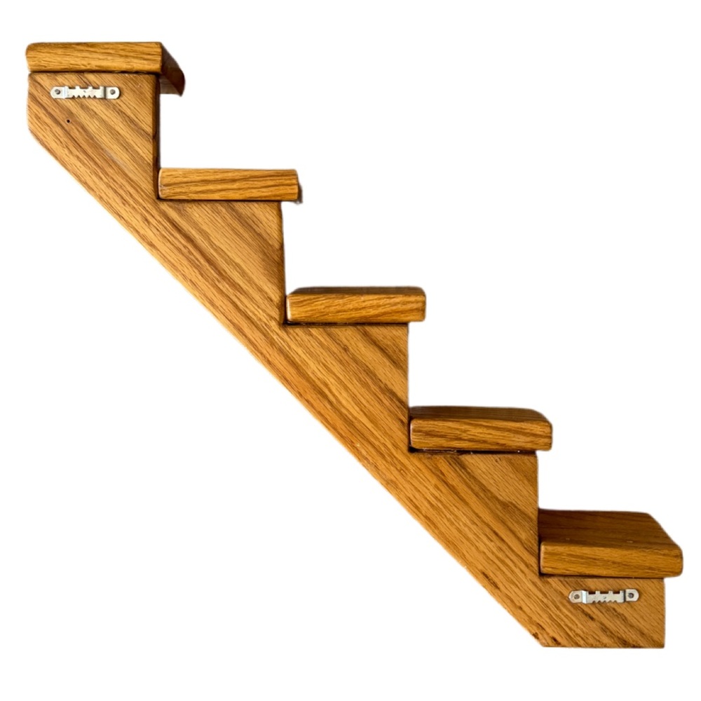 Handmade Staircase Wall Shelf - Picture 2 of 6